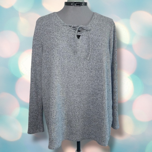 Lane Bryant Women’s Plus Size Criss Cross Sweater Size 22/24 - Picture 1 of 4